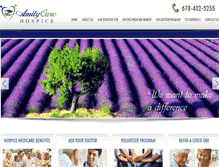Tablet Screenshot of amitycarehospice.com